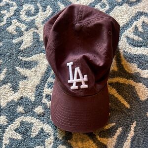 Urban Outfitters Maroon LA Cap